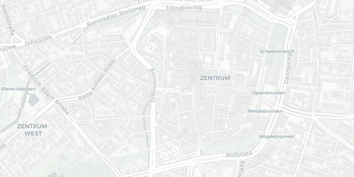 Übersichtskarte Leipzig