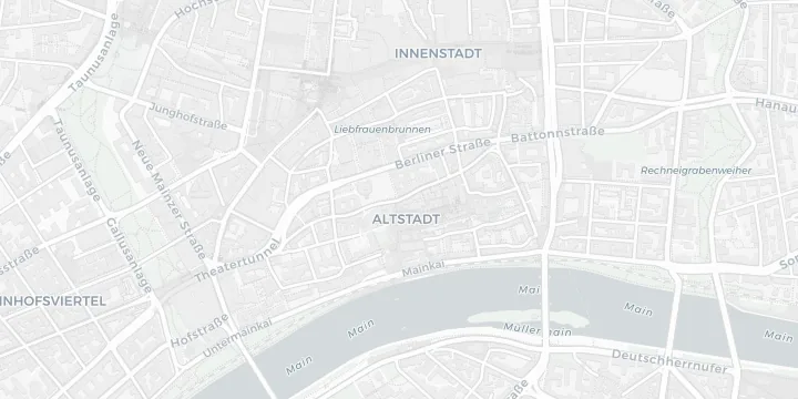 Übersichtskarte Frankfurt am Main