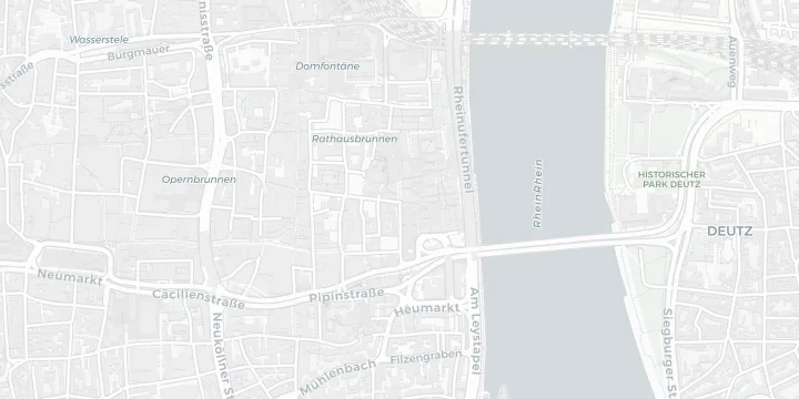 Übersichtskarte Köln